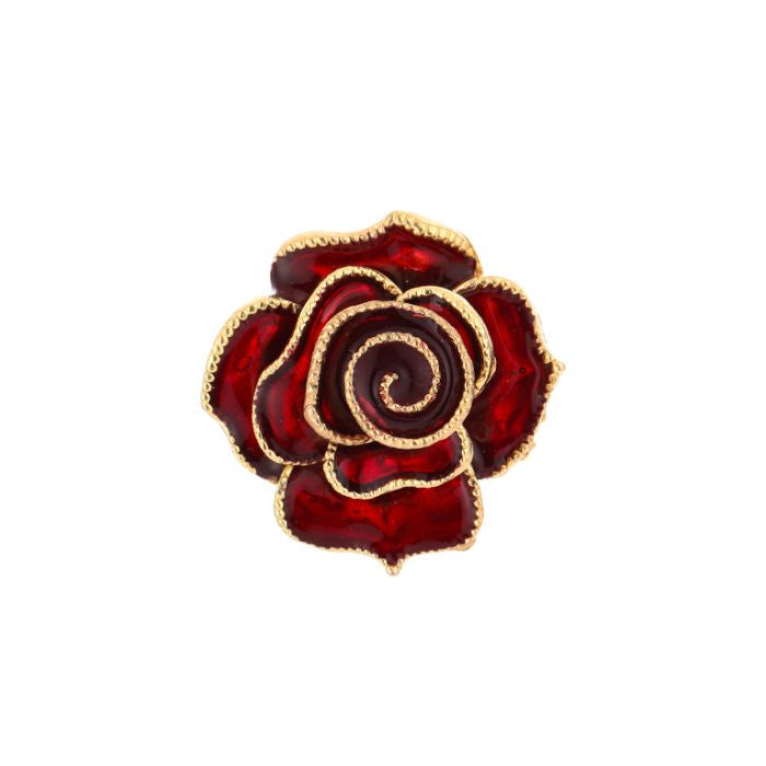 Button cover Red groot, 1 stuk