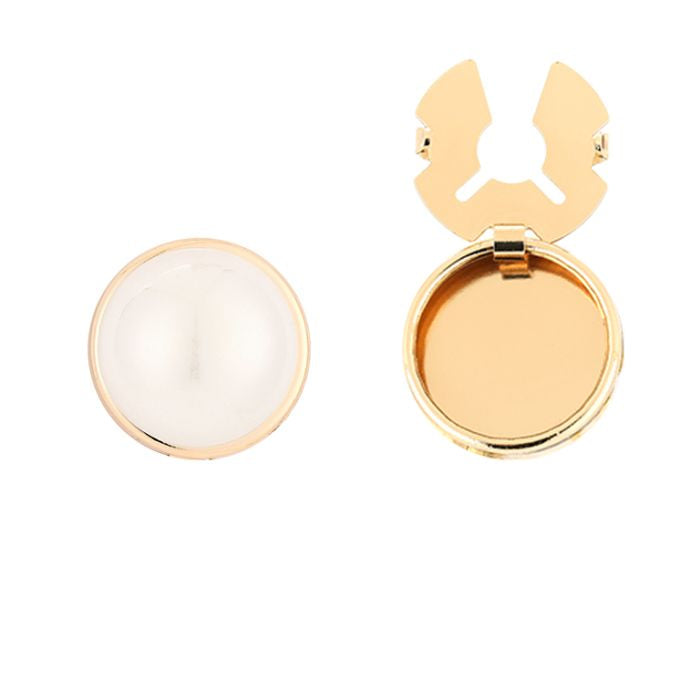 Button cover White ( set van 2 stuks )