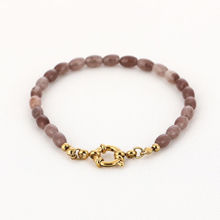 Kralen armband - pink