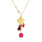 Kralenketting met bloem