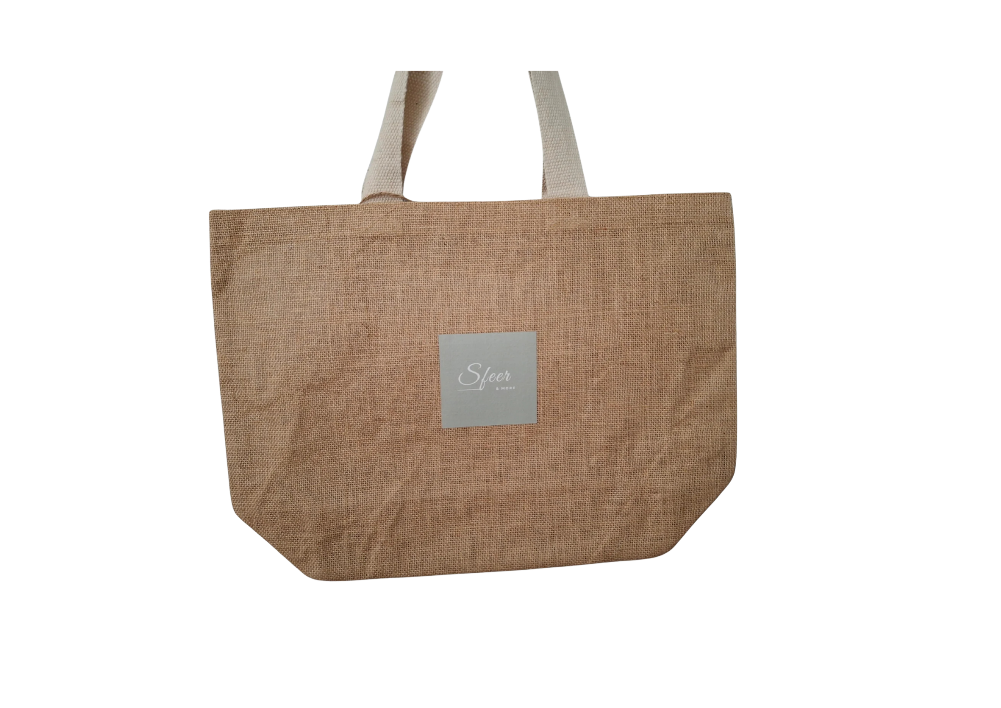 Gratis jute shopper bij besteding vanaf € 25,-