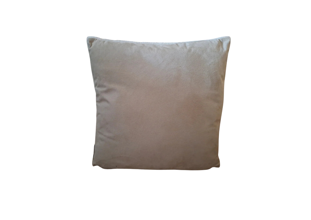 Kussen Teddy/beige 45 x 45 cm