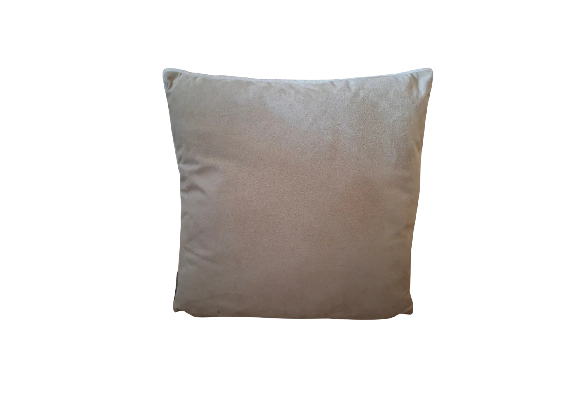 Kussen Teddy/beige 45 x 45 cm