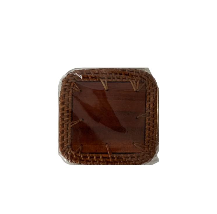 Onderzetter vierkant, 4 stuks