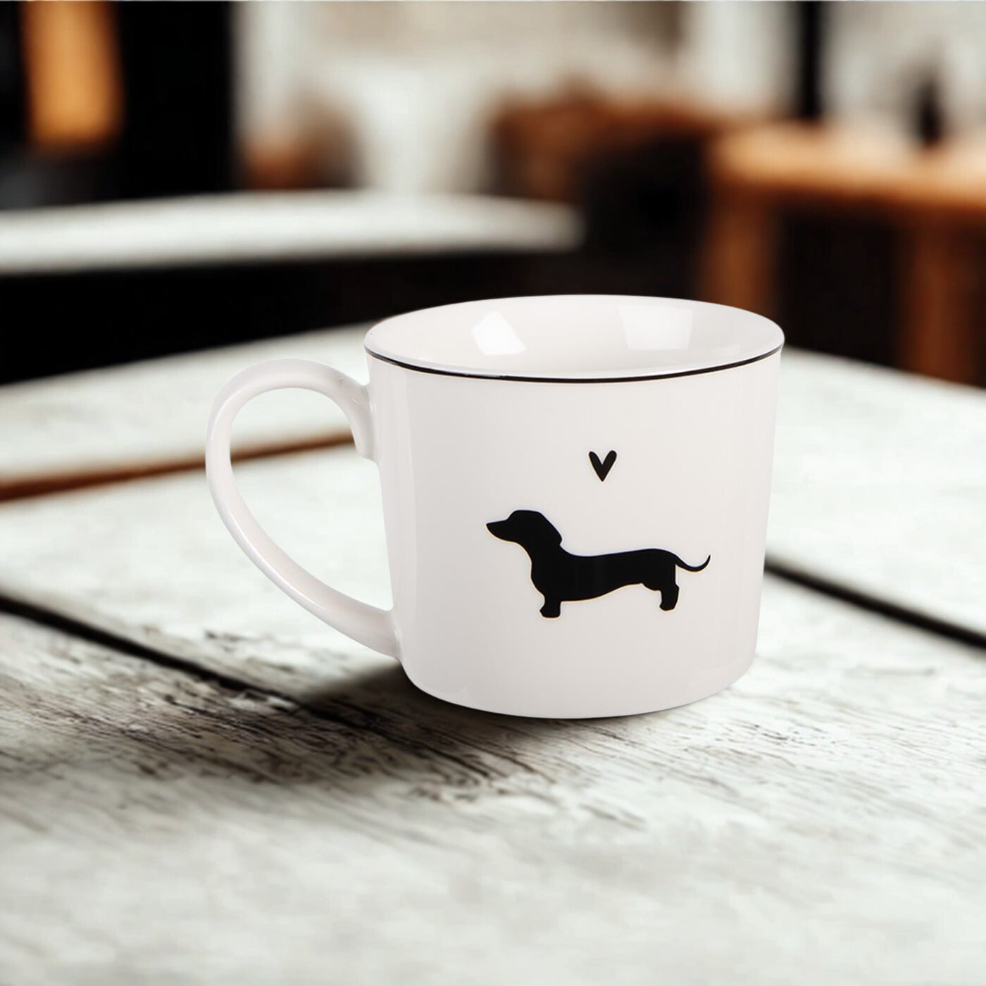 Clayre & Eef Mok Tekkel 275 ml, 12 x 8 x 7 cm.