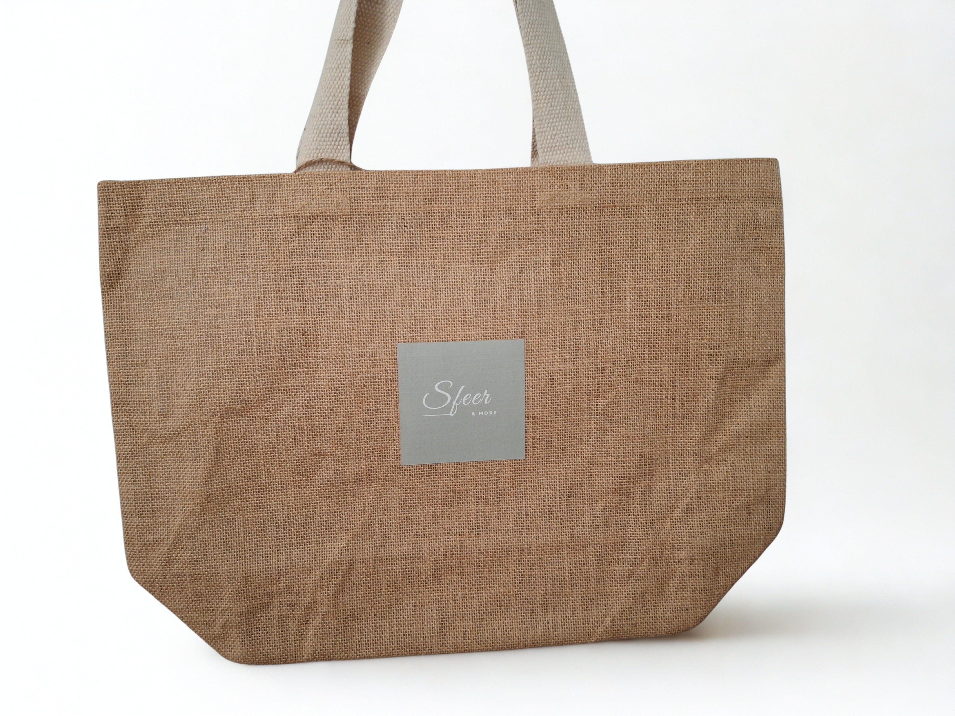 Gratis jute shopper bij besteding vanaf € 25,-