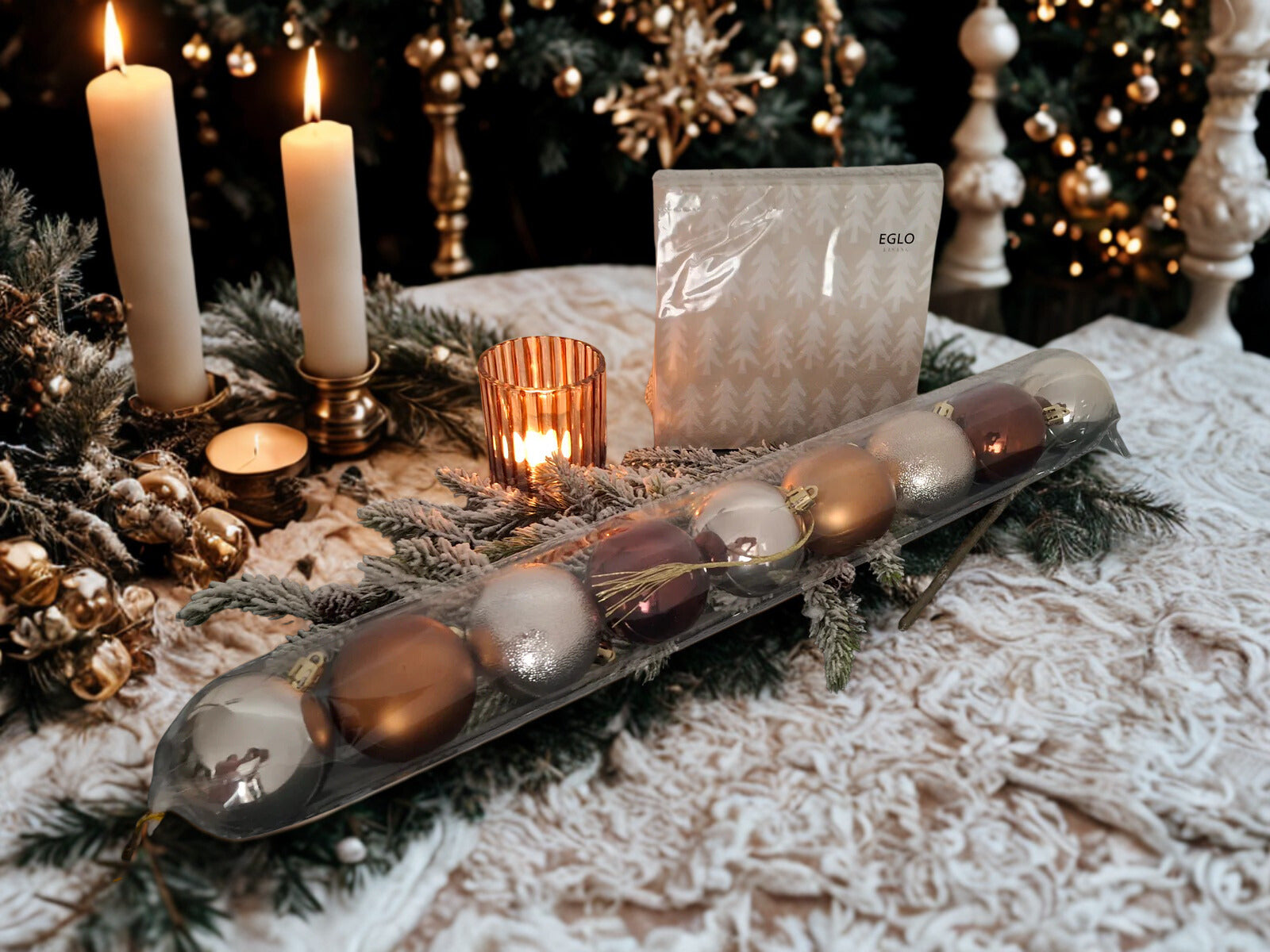 Kerstballen 9 stuks Ø 6 cm