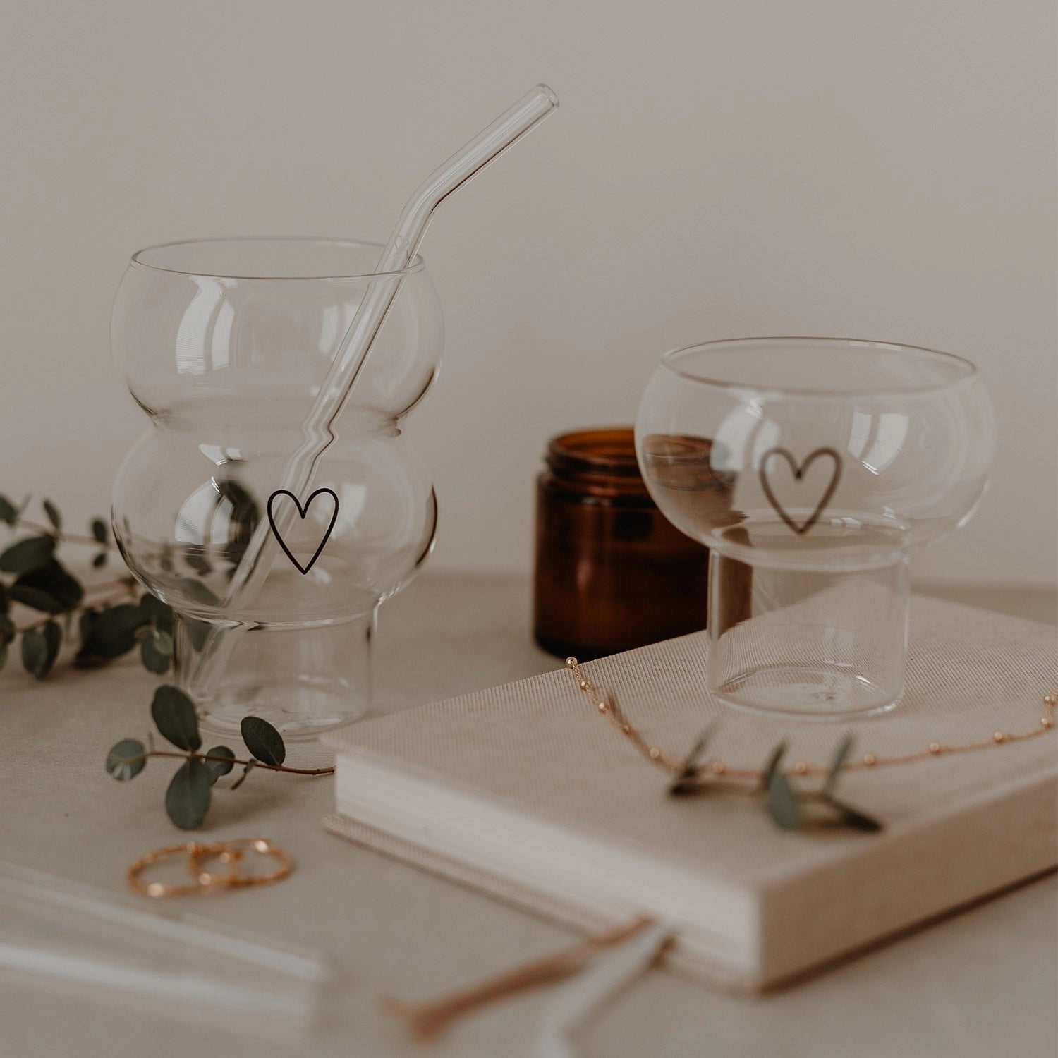 Eulenschnitt Bubble Glas Hart