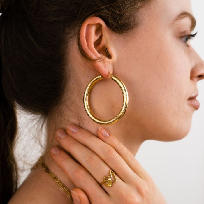 Oorbellen Hoops - goud